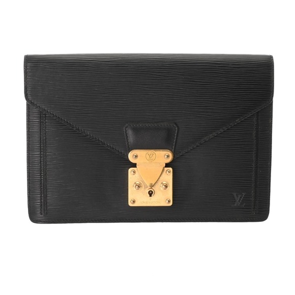 Louis Vuitton Handbags - Louis Vuitton Epi Series Dragonne Noir Black Leather Shoulder Bag